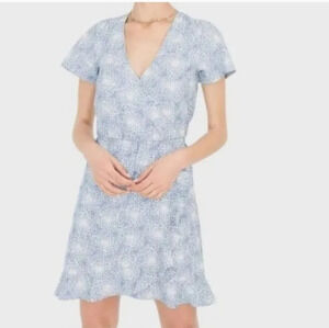 J. Crew Blue Floral Dress